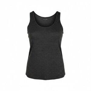 Eileen Fisher Tank Top L Gray Silk Cotton Scoop Neck Minimalist Lagenlook Luxury